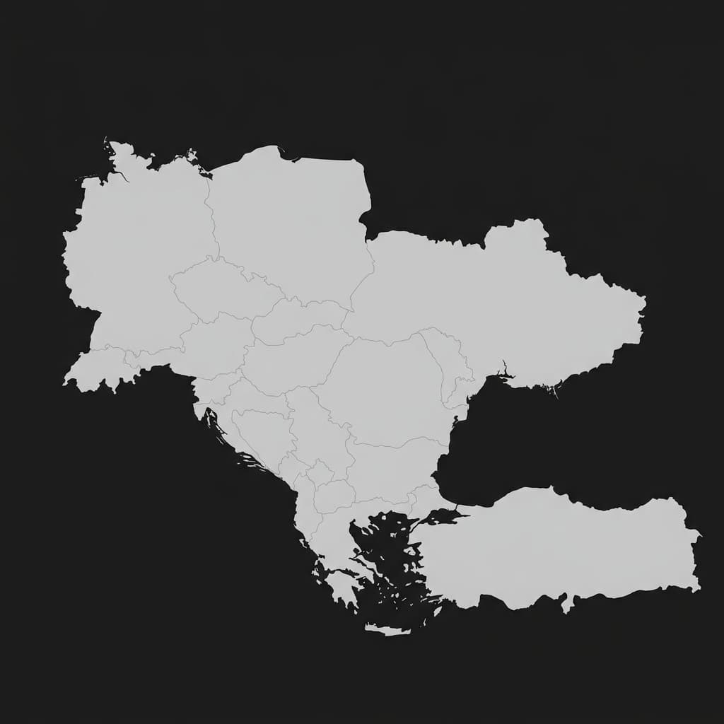 Türkiye - Germany map (plant locations)